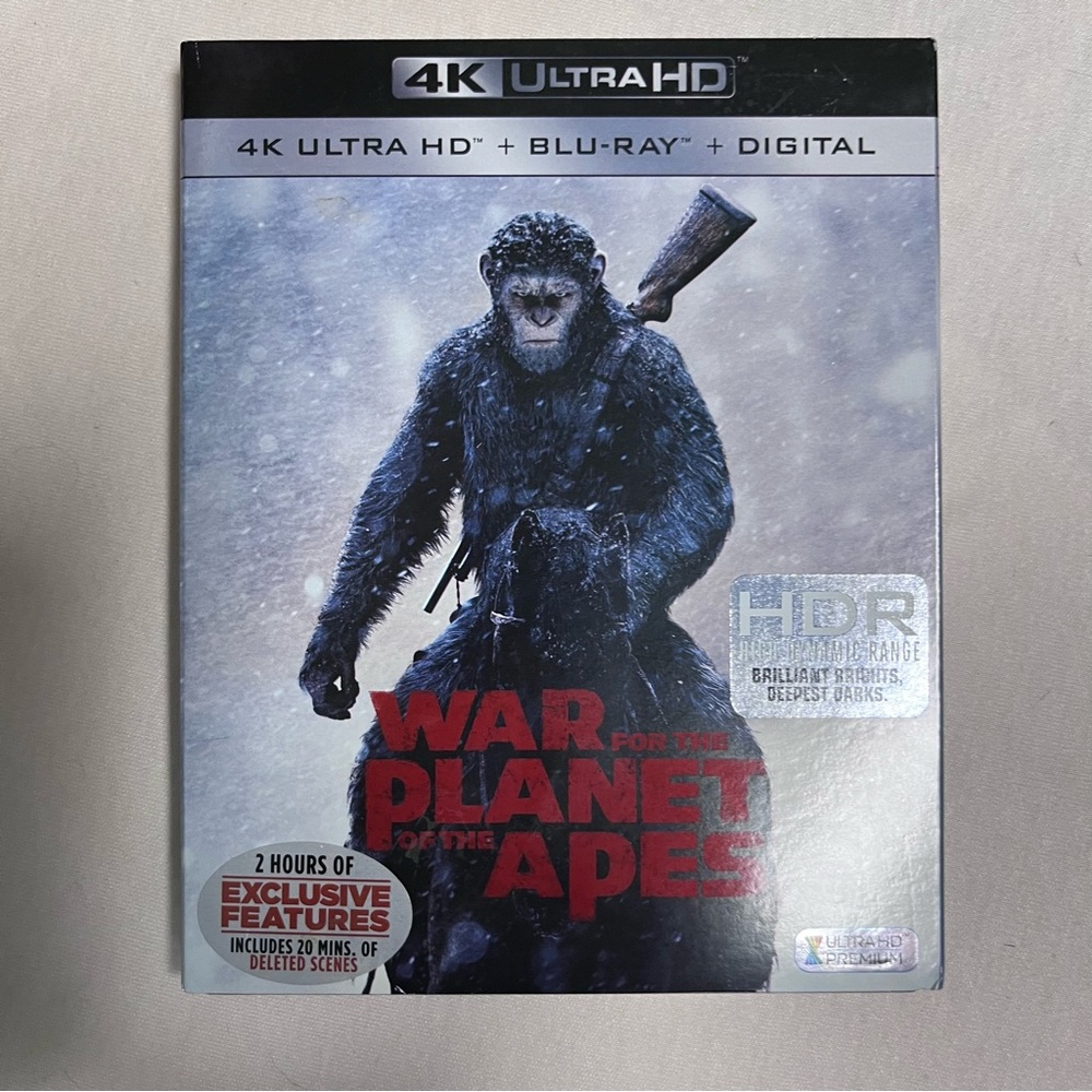 War for the Planet of the Apes 4K Ultra HD Blu-ray